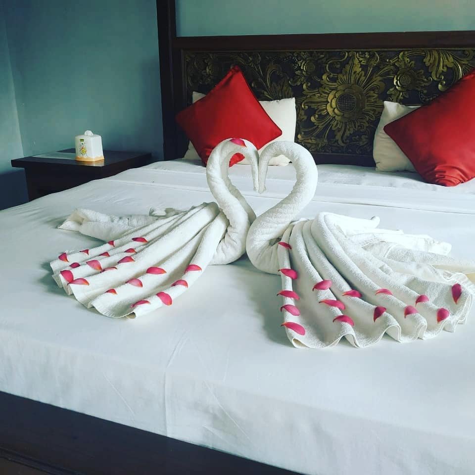 set honeymoon kamar villa sayang lombok
